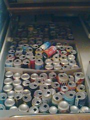 Aufgebrauchte Stromdosen